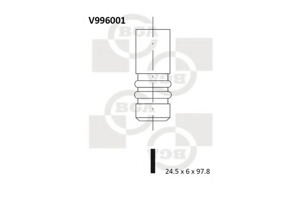 BGA V996001 Exhaust Valve